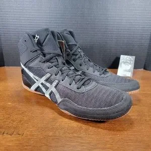 ASICS Matcontrol 2 Wrestling Shoes Men’s 12 Black White Gum Boots 1081A029 Asics | Shoes | Asics Matcontrol 2 Mens Size 2 Wrestling  main image 3